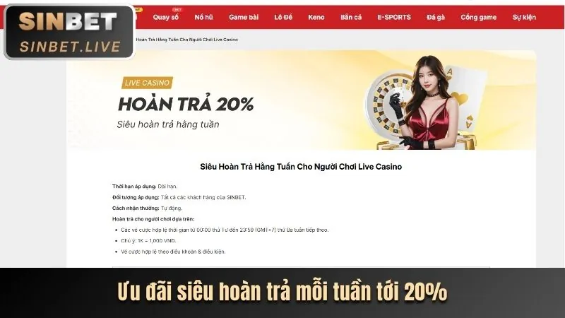 Ưu đãi độc quyền cho thành viên VIP mebet